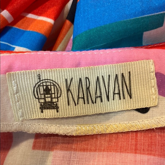 Karavan Athens Multi-Color Flutter Sleeve Midi Sundress - Picture 4 of 11